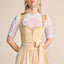 Kruger Midi Dirndl 2pcs. 60cm "Annina" yellow