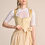 Kruger Midi Dirndl 2pcs. 60cm "Annina" yellow