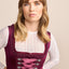 Kruger Mini Dirndl 2pcs. 50cm "Thialda" red