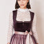 Kruger Joelina Mini Dirndl, Berry — 50cm 2pc Set