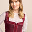 Kruger Mini Dirndl 2pc 50cm "Dafna" red