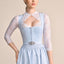 Kruger Mini Dirndl 2pcs. 50cm "Alisha" light blue