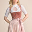 Kruger Midi Dirndl 2pcs. 60cm "Dena" red