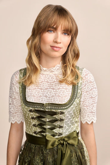 Kruger Mini Dirndl 2pcs. 50cm "Brynlee" green