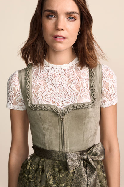 Kruger Aysha Mini Dirndl, Green — 50cm 2pc Set
