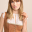 (new) Kruger Midi Dirndl 2pcs. 60cm "Jelva" brown