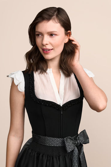 Kruger Long Dirndl 2pcs. 70cm "Anica" black