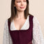 Kruger Midi Dirndl 2pc 60cm "Betty" red