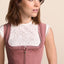 Kruger Mini Dirndl 2pcs. 50cm "Chleophea" pink