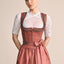 Kruger Midi Dirndl 2pcs. 60cm "Marielle" red