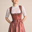 Kruger Midi Dirndl 2pcs. 60cm "Marielle" red (34,36,40,46)