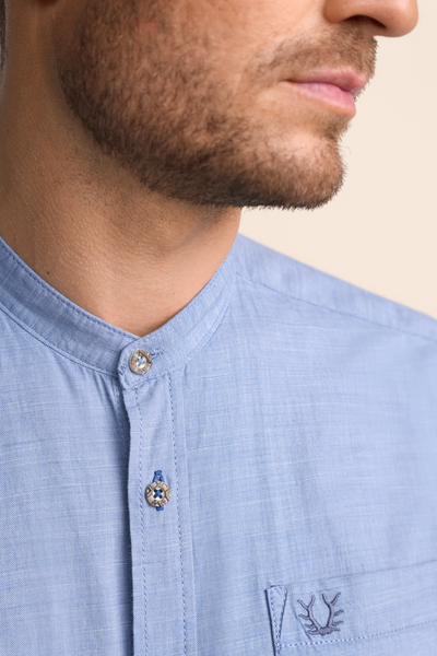 Krueger Traditional  Shirt "Immanuel" blue (L)