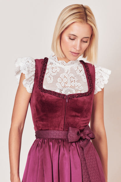 Julia Trentini Mathilda Dirndl, Berry — 70cm Long