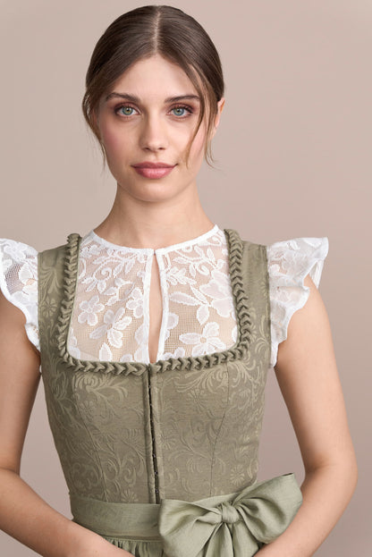 Julia Trentini Alwine Dirndl, Green — 70cm Long
