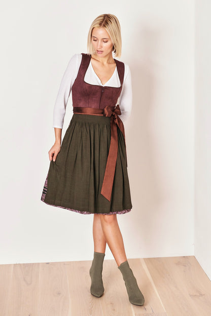 Julia Trentini Lina Midi Dirndl, Purple — 60cm