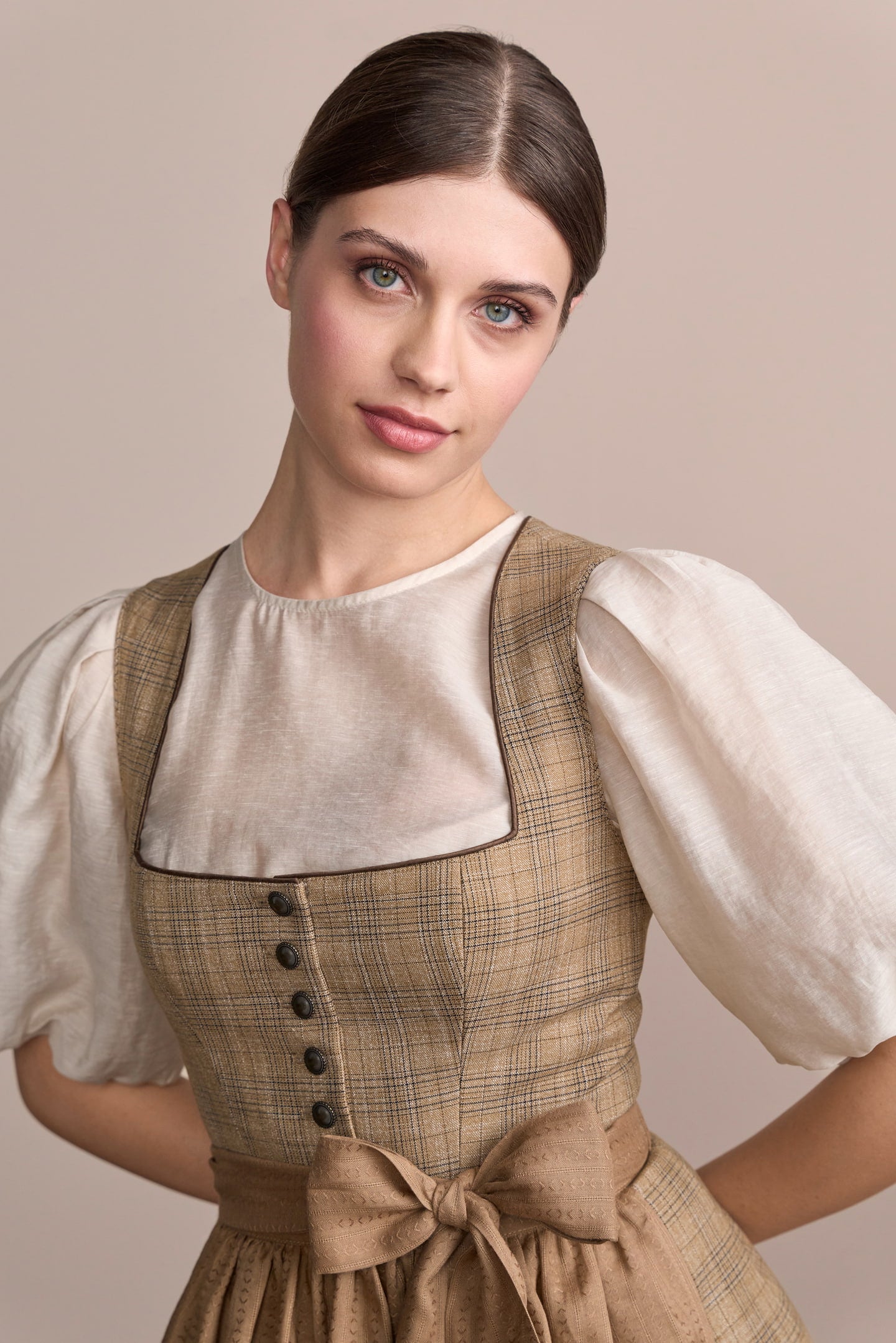 Julia Trentini Riekea Dirndl, Brown — 70cm Long