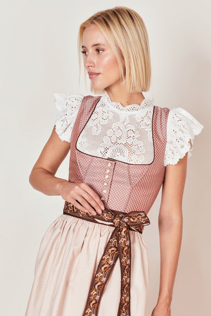 Julia Trentini Klara Midi Dirndl, Pink — 60cm
