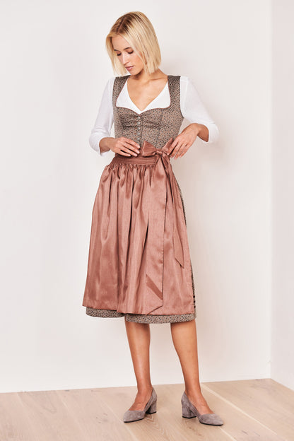 Julia Trentini Annette Dirndl, Brown — 70cm Long