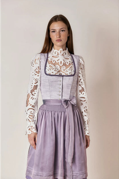 Julia Trentini Andrina Midi Dirndl, Purple — 60cm