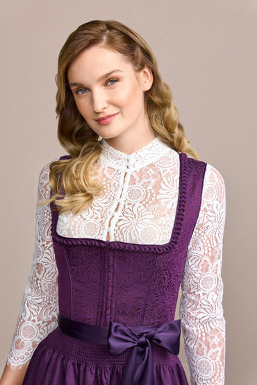Julia Trentini Gesina Dirndl, Purple — 70cm Long