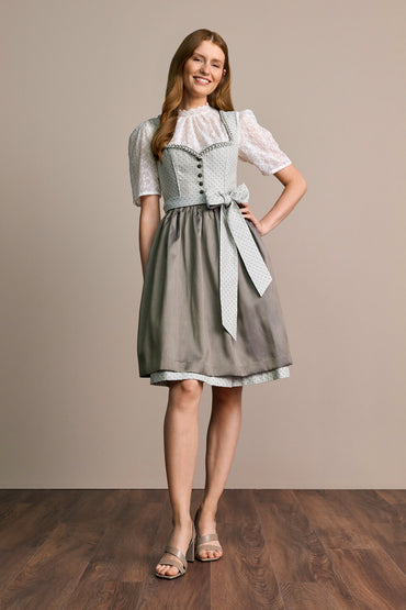 Julia Trentini Nisa Midi Dirndl, Beige — 60cm