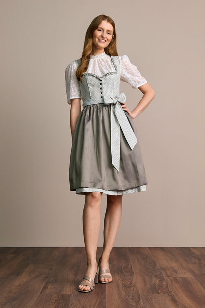 Julia Trentini Nisa Midi Dirndl, Beige — 60cm