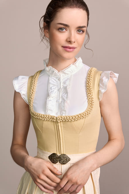 Julia Trentini Philippa Dirndl, Yellow — 70cm Long
