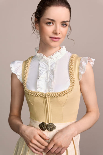 Julia Trentini Philippa Dirndl, Yellow — 70cm Long