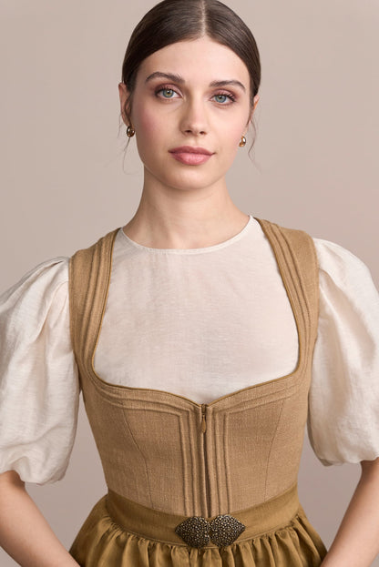 Julia Trentini Ilena Dirndl, Yellow — 70cm Long