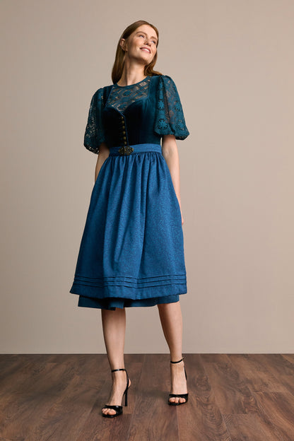 Julia Trentini Annelie Dirndl, Blue — 70cm Long