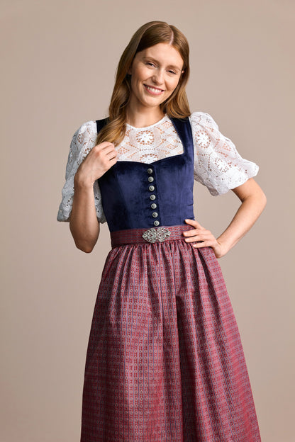 Julia Trentini Darleen Dirndl, Blue — 70cm Long