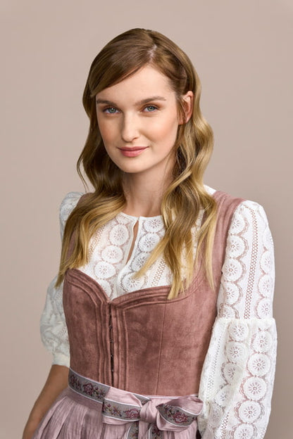 Julia Trentini Zoe Dirndl, Rose — 70cm Long