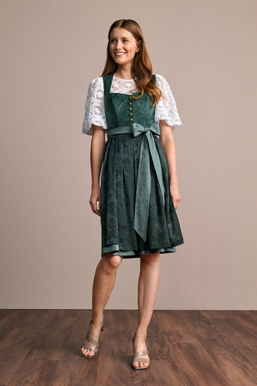 Julia Trentini Nova Midi Dirndl, Green — 60cm
