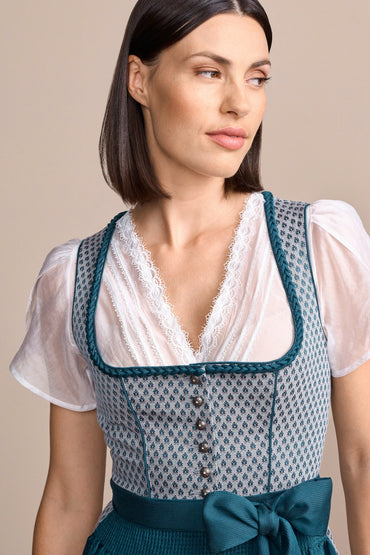 Julia Trentini Nika Midi Dirndl, Turquoise — 60cm