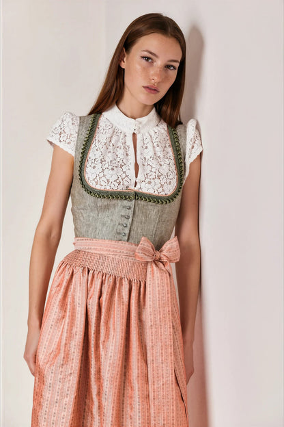 Julia Trentini Amelia Midi Dirndl, Orange — 60cm