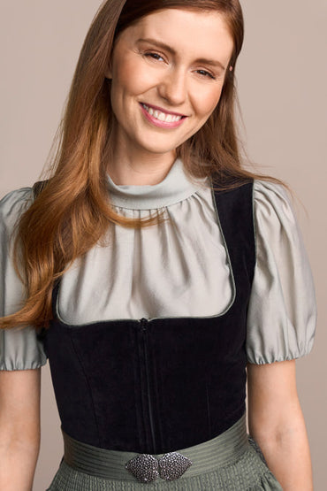Julia Trentini Samina Dirndl, Black — 70cm Long