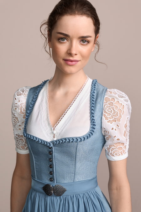 Julia Trentini Elsbeth Dirndl, Blue — 80cm Maxi