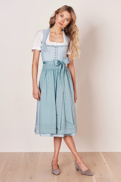 Julia Trentini Katrina Dirndl, Blue — 70cm Long