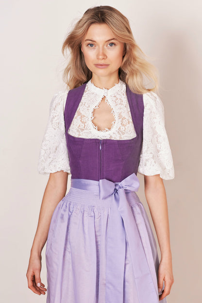 Julia Trentini Wilma Midi Dirndl, Purple — 60cm