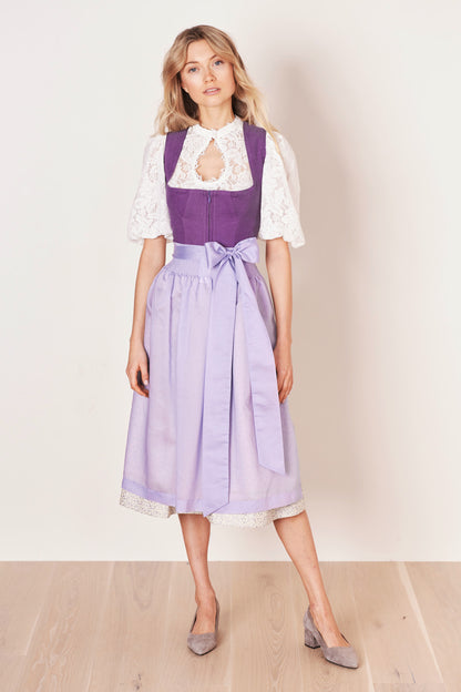 Julia Trentini Wilma Dirndl, Purple — 70cm Long