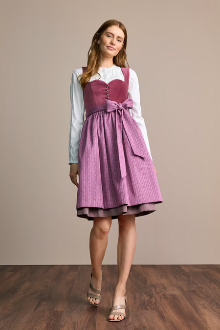Julia Trentini Brenda Midi Dirndl, Pink — 60cm
