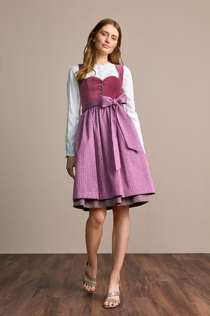 Julia Trentini Brenda Midi Dirndl, Pink — 60cm