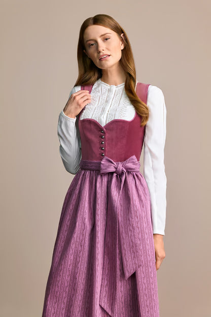 Julia Trentini Brenda Long Dirndl, Pink — 70cm