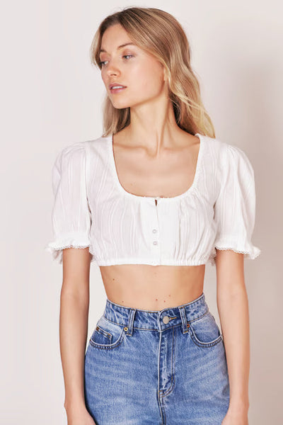 Trentini Dirndl Blouse "Susanna" ecru