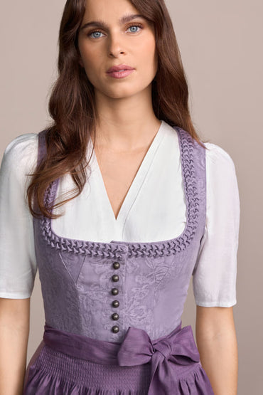 Julia Trentini Salomea Dirndl, Purple — 80cm Maxi