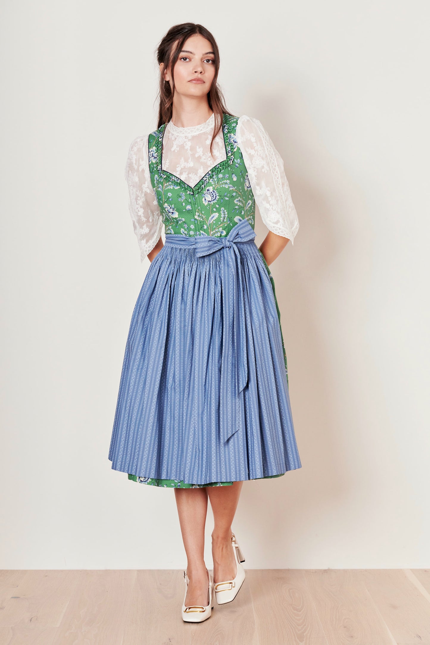 Julia Trentini Nicola Dirndl, Green — 70cm Long
