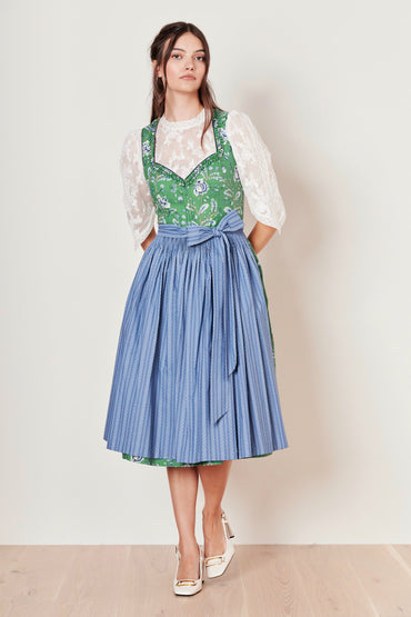 Julia Trentini Nicola Dirndl, Green — 70cm Long