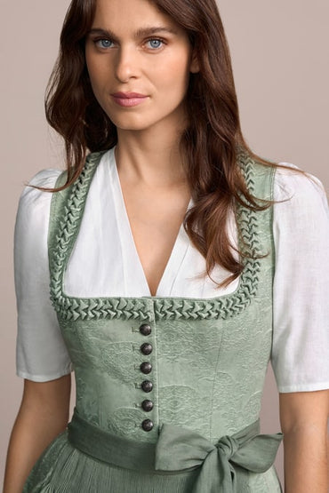 Julia Trentini Melania Dirndl, Green — 80cm Maxi