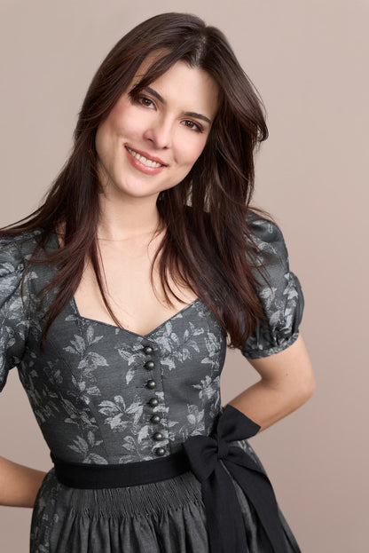 Julia Trentini Abela Dirndl, Grey — 80cm Maxi