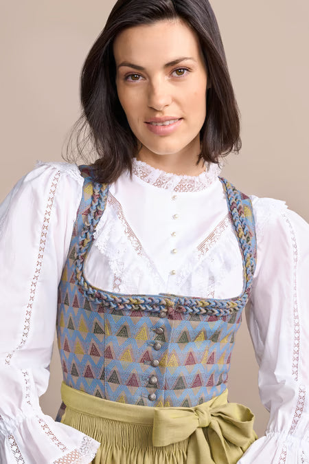 Julia Trentini Kaila Dirndl, Blue — 70cm